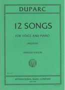Twelve Songs : For Medium Voice And Piano / Edited By Sergius Kagen.