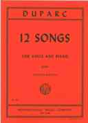 Twelve Songs : For Low Voice and Piano / edited by Sergius Kagen.