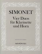 Vier Duos : Für Klarinette und Horn / edited by Bernhard Päuler.