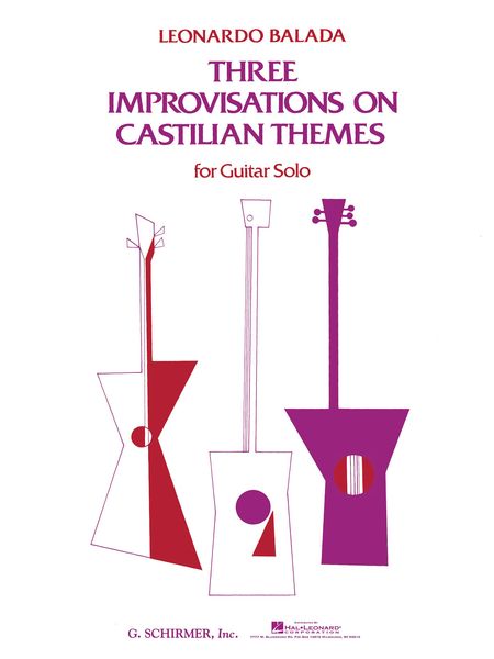 3 Improvisations On Castilian Themes : For Guitar Solo.