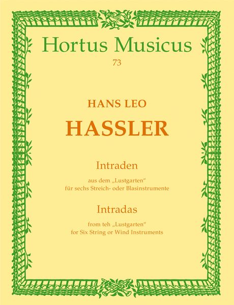 Intraden Aus Dem Lustgarten / edited by Hilmar Höckner.