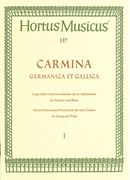 Carmina Germanica Et Gallica : Ausgewählte Instrumentalstücke Des 16. Jahrhunderts - Heft 1.