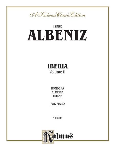 Iberia, Book 2 : For Piano.