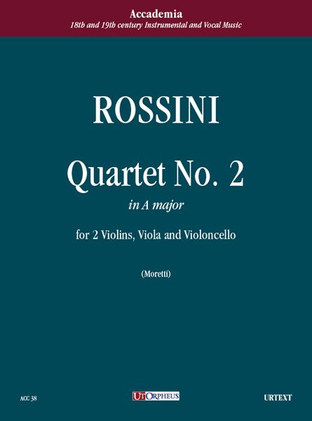 Quartetto N. 2 In la Maggiore : Per 2 Violini, Viola E Violoncello.
