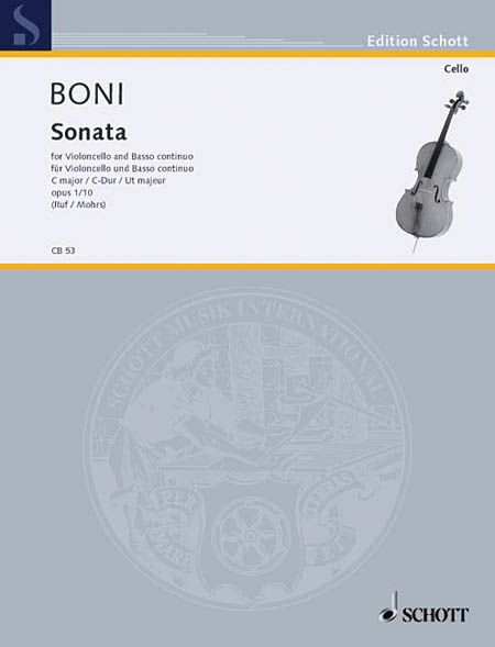 Sonata, Op. I/10, In C Major : For Violoncello and Basso Continuo.