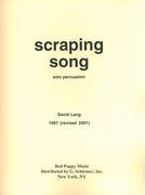 Scraping Song : For Solo Percussion (1997, Revised 2001).