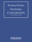 Fantasia Concertante : For Alto Saxophone and Orchestra / reduction For Piano and Alto Saxophone.
