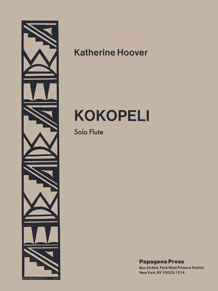 Kokopeli, Op. 43 (1990) : For Flute.
