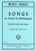 Three Songs On Lyrics by Michelangelo For Bass (G.and E.) : For Voice and Piano.