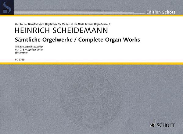 Complete Organ Works, Part 2 : 8 Magnifcat Cycles / edited by Klaus Beckmann.