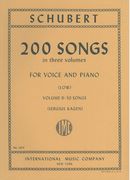 200 Songs, Vol. II : For Low Voice and Piano.