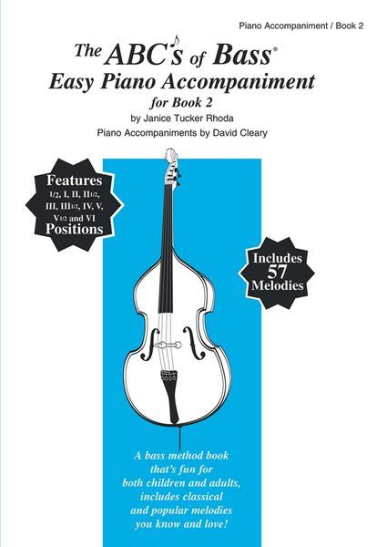ABC's Of Bass, Book 2 : Easy Piano Accompaniment.