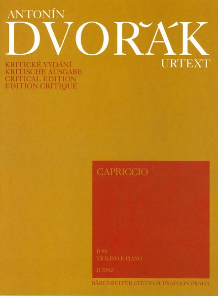 Capriccio : Concert Rondo For Violin and Piano.