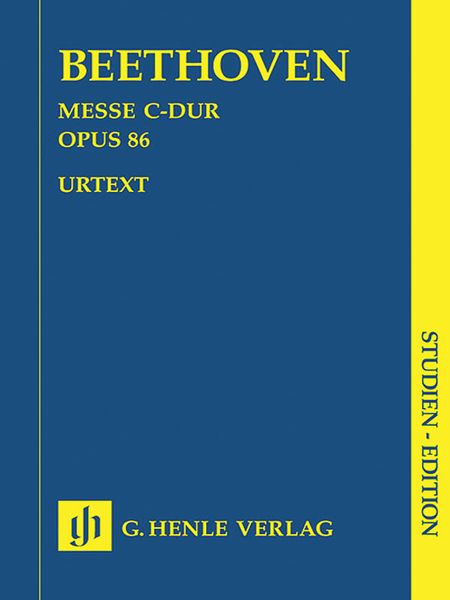 Messe C-Dur, Op. 86 / edited by Jeremiah W. Mcgrann.