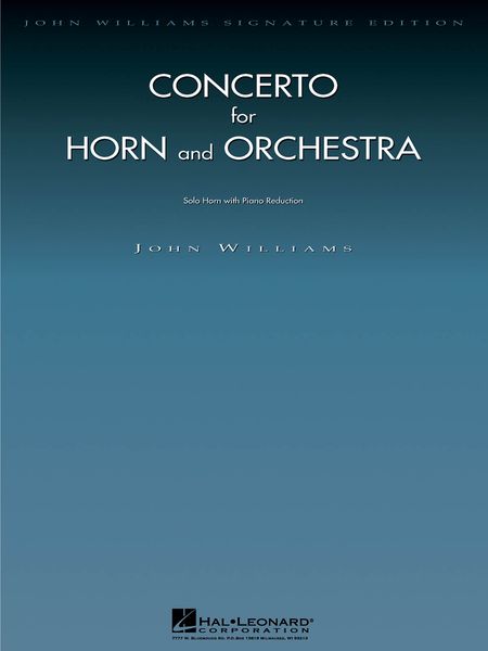 Concerto : For Horn And Orchestra - Piano Reduction.
