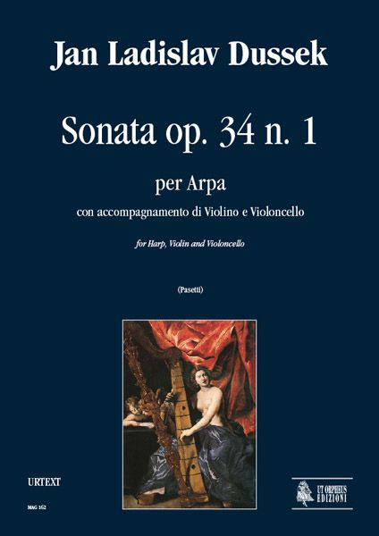 Sonata, Op. 34, No. 1 : Per Arpa, Con Accompagnamento Di Violino E Violoncello / Ed. Anna Pasetti.