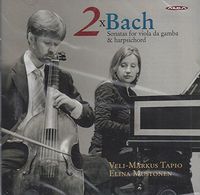 2 X Bach : Sonatas For Viola Da Gamba and Harpsichord.