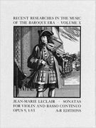 Sonatas For Violin and Basso Continuo, Part III : Op. 9; Op. 15 / edited by Robert E. Preston.