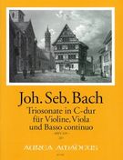 Triosonate C-Dur, BWV 529 : Für Violine, Viola und Basso Continuo / edited by Bernhard Päuler.