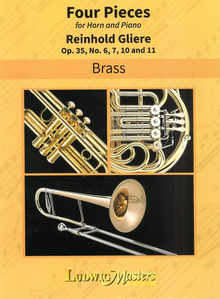 Four Pieces : For Horn and Piano, Op. 35 Nos. 6, 7, 10 and 11.