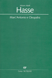 Marc' Antonio E Cleopatra / Edited By Reinhard Wiesend.