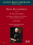 Aria Accademica G 557 (Se D’ Un Amor Tiranno) : Per Soprano, Violoncello E Orchestra - Vocal Score.