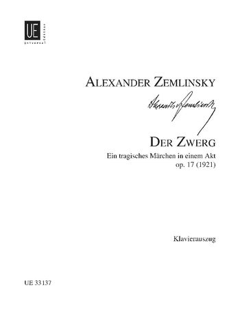 Zwerg : Ein Tragisches Märchen In Einem Akt, Op. 17 (1921) - Piano reduction.