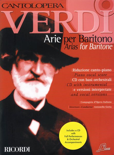 Arie Per Baritono : Vocal Score and CD With Orchestral Accompaniment.