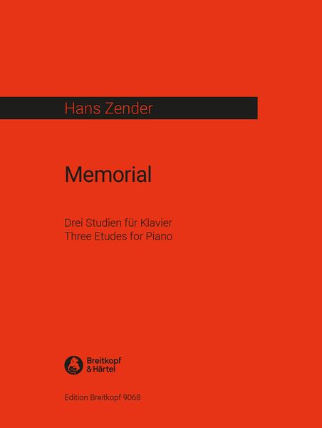 Memorial : Three Studies For Piano (1989).