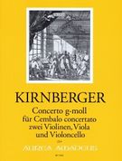 Concerto In G Minor : For Harpsichord Concertato, 2 Violins, Viola And Violoncello.