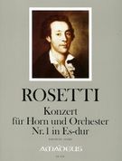 Concerto No. 1 In E-flat Major, Rwv C49 : For Horn And Orchestra / Edited By Johannes Moesus.