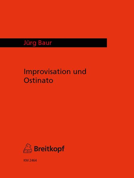 Improvisation und Ostinato : For Four Bassoons (1996).