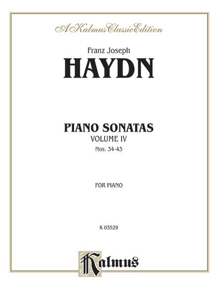 Piano Sonatas, Vol. 4 (34-43).
