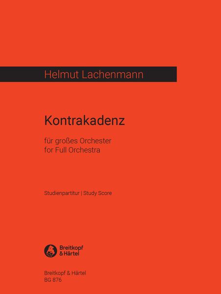 Kontrakadenz : For Large Orchestra.