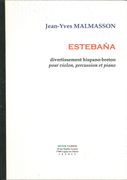 Estebana : Divertissement Hispano-Breton Pour Violon, Percussion Et Piano.