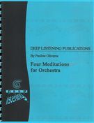 Four Meditations For Orchestra.