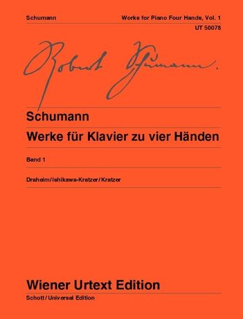 Werke Für Klavier Zu Vier Händen, Band 1 / edited by Joachim Draheim.