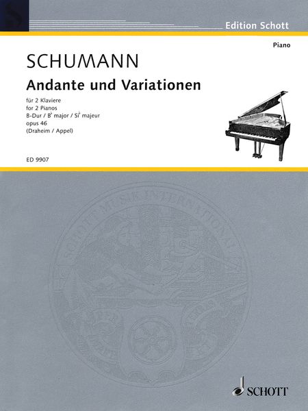 Andante und Variationen B-Dur, Op. 46 : Für 2 Klaviere / Ed. Joachim Draheim and Bernhard R. Appel.