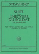 Suite From l'Histoire Du Soldat (Soldier's Tale) For Violin, Clarinet and Piano.