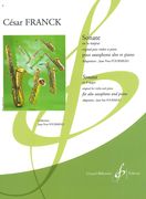 Sonata In A Major : arranged For Alto Saxophone and Piano by Jean-Yves Fourmeau.