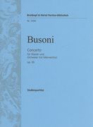 Concerto : Für Klavier und Orchester Mit Maennerchor, Op. 39 (Busoni-Verz. 247).
