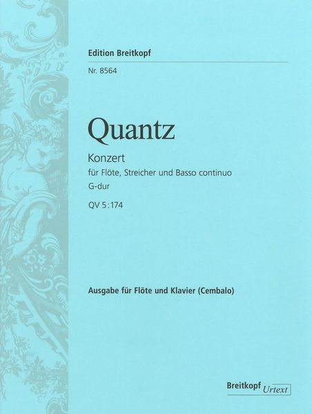 Concerto In G Major, Qv 5 174 : For Flute, Strings and Continuo - Piano reduction.