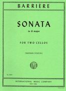 Sonata In G Major : For Two Violoncellos / Ed. by Nathan Stutch.