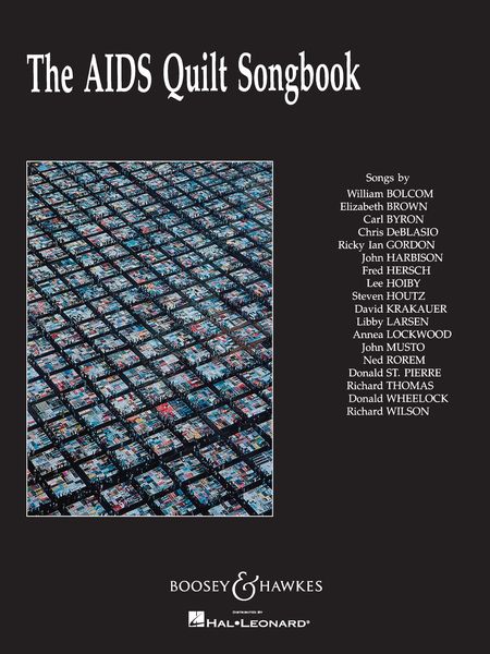 Aids Quilt Songbook / Songs by William Bolcom, Elizabeth Brown, Carl Byron,...