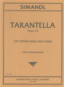 Tarantella, Op. 73 : For String Bass and Piano (Zimmermann).