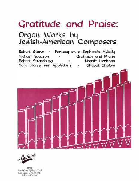Gratitude and Praise : Organ Music by Jewish-American Composers [Download].