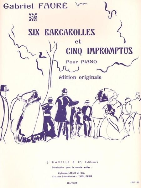 6 Barcarolles Et 5 Impromptus : For Piano.