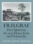Two Quartets For Two Flutes, Viola and Violoncello / edited by Bernhard Päuler.