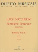 Sinfonia No. 25, Op. 37 No. 4 (G.518) / herausgegeben von Antonio De Almeida.