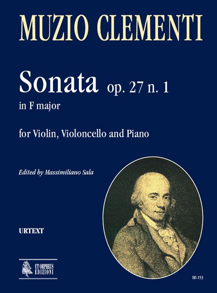 Sonata, Op. 27 No. 1 In F Major : For Violin, Violoncello and Piano / edited by Massimiliano Sala.